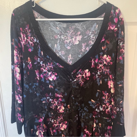 Torrid Super Soft Plush Floral Dress - Picture 3 of 10